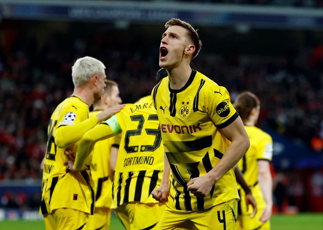 多特晉級歐冠八強(qiáng)，23號球員賽后評分居首。里爾失利，2-1告終。