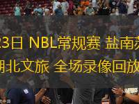 08月23日 NBL常規(guī)賽 鹽南蘇科雄獅vs湖北文旅 全場錄像回放