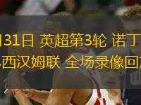 08月31日 英超第3輪 諾丁漢森林vs西漢姆聯(lián) 全場(chǎng)錄像回放