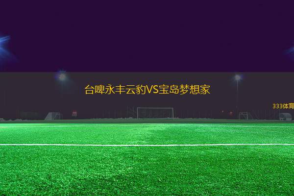 臺(tái)啤永豐云豹VS寶島夢(mèng)想家